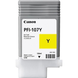 [6708B001AA] PFI-107Y Ink Cartridge Yellow (130ml)