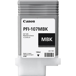 [6704B001AA] PFI-107MBK Ink Cartridge Matte Black (130ml)